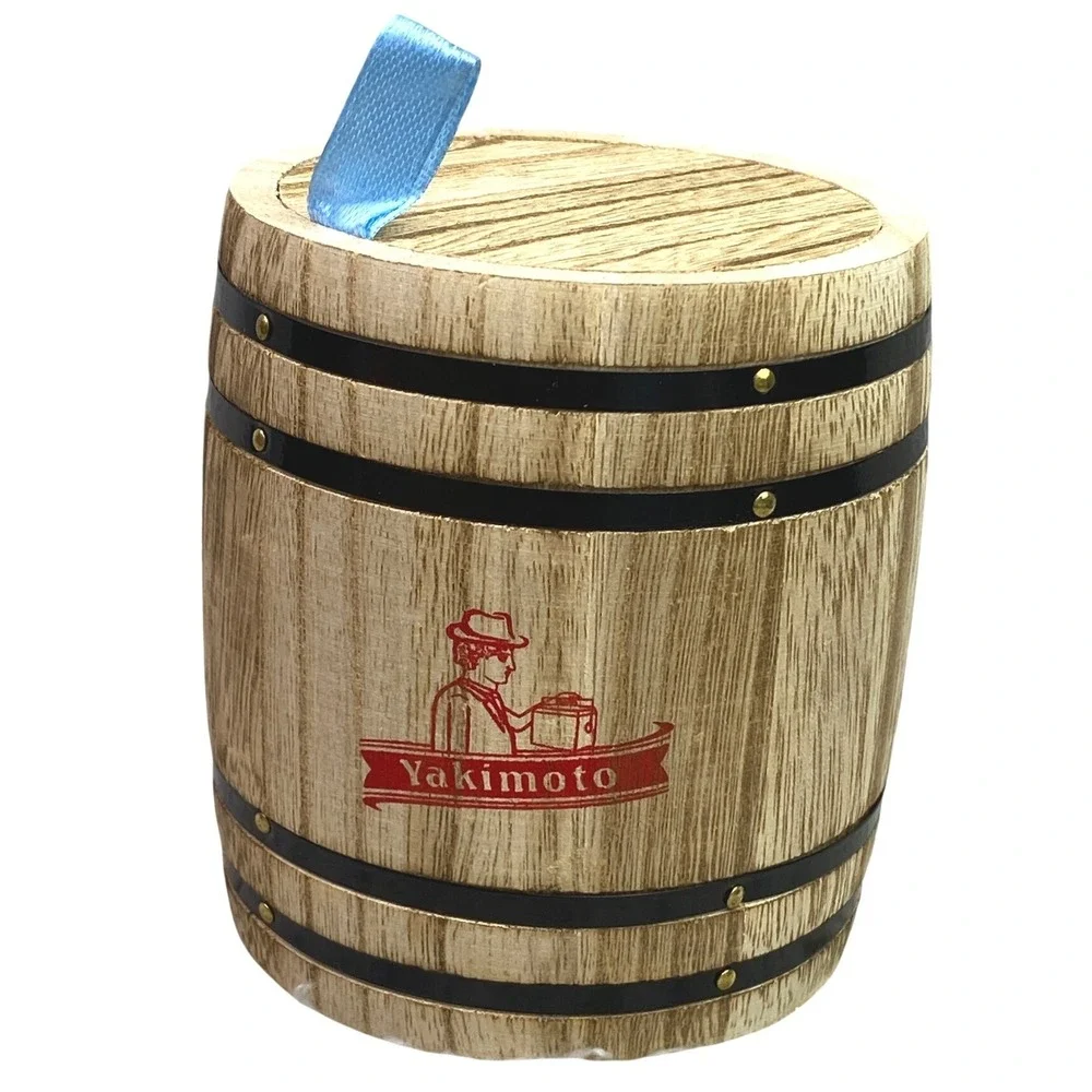 Yakimoto Wooden Mini Barrell With‎ Lid 3.75